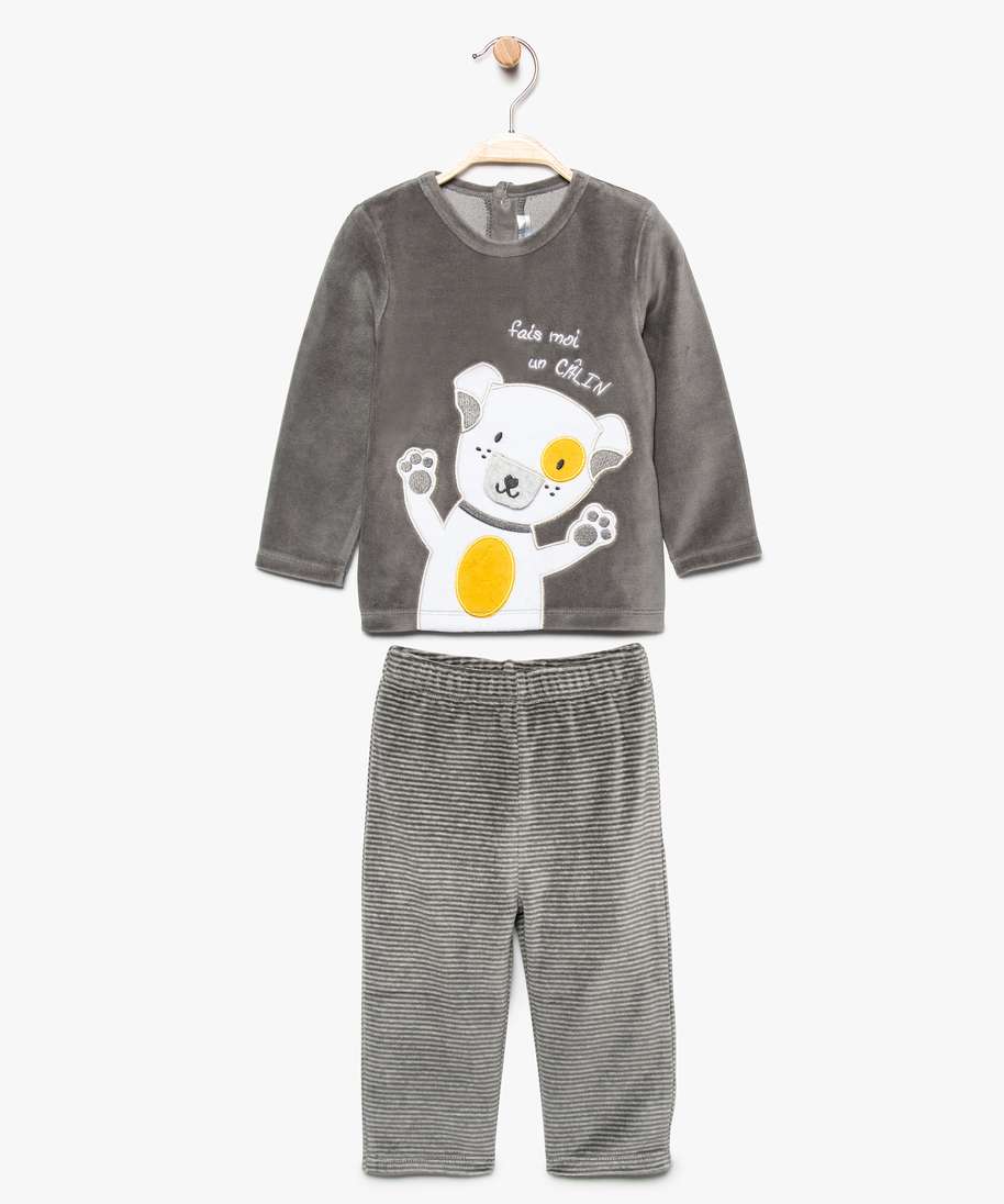 Blanc BÉBÉ GARÇON Ensemble De Pyjama Short à Manches Courtes En Coton