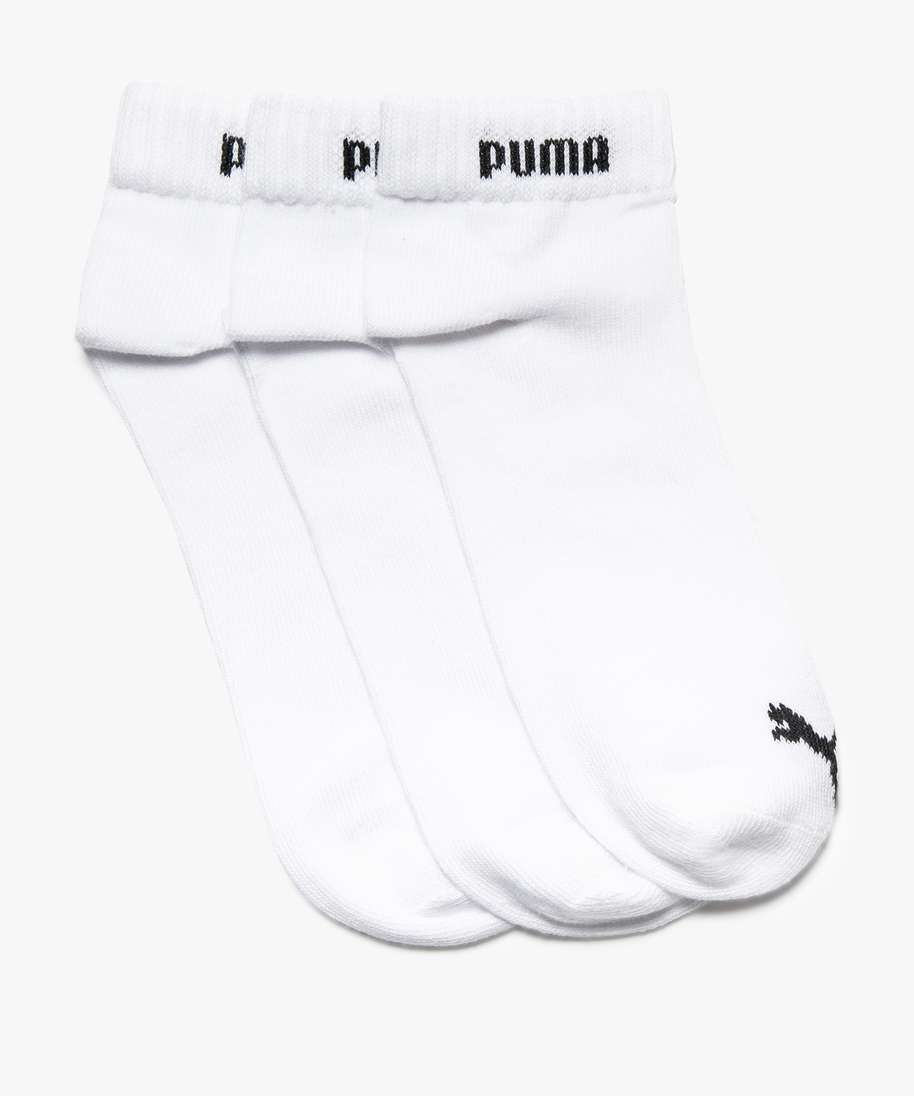 chaussettes homme hautes - puma (lot de 3) blanc