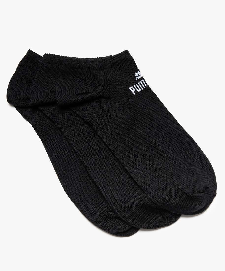 chaussettes homme courtes puma lot de 3 noir standard chaussettes homme GEMO