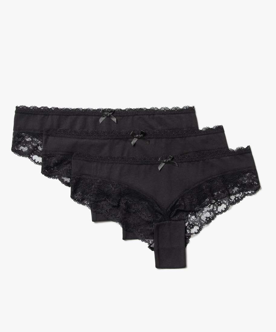 Tanga online dentelle coton