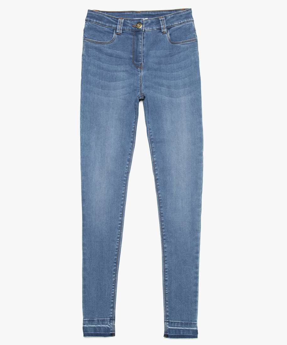 Jean Droit Slim Fille Old Navy - Taille 8 Ajustable - Bleu Marine - 100% Coton - Neuf