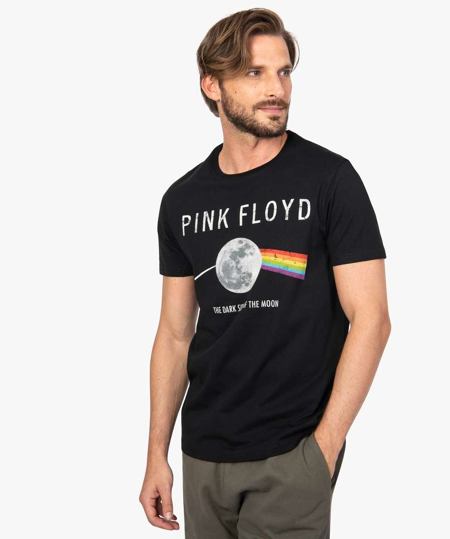 Tee shirt pink cheap floyd homme