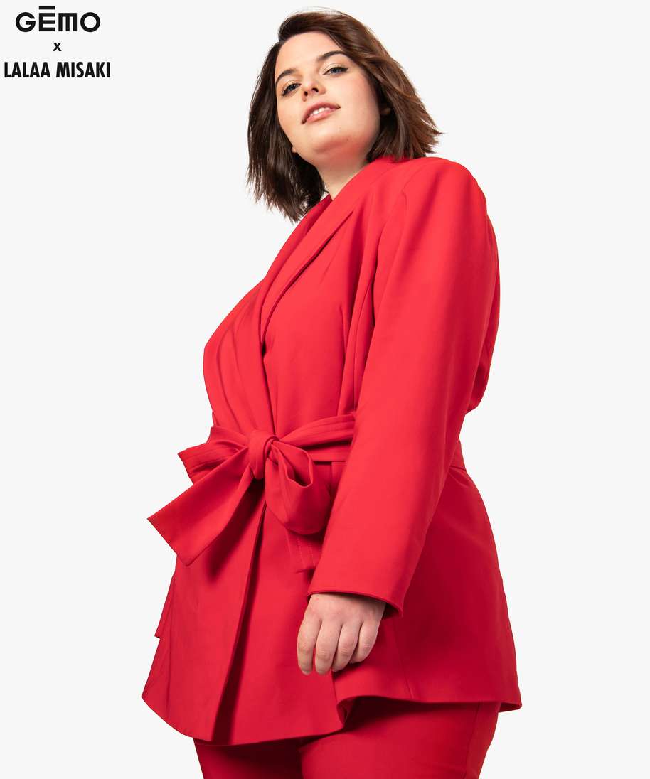 manteau à nouer femme