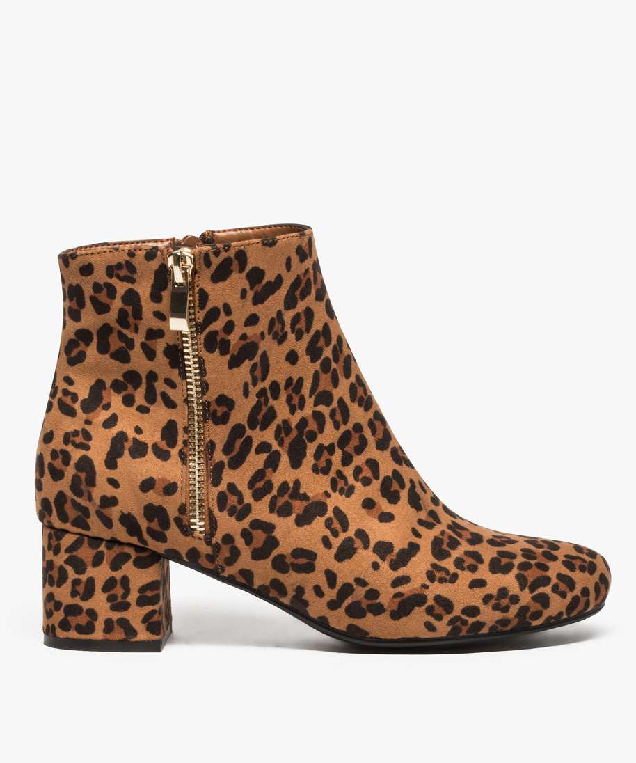 Bottines leopard gemo 2025