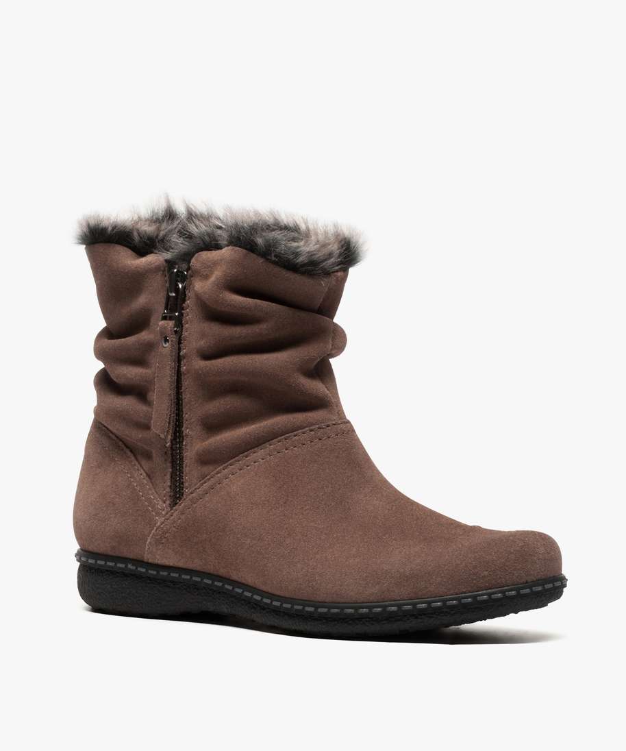 Bottines femme cuir gemo outlet