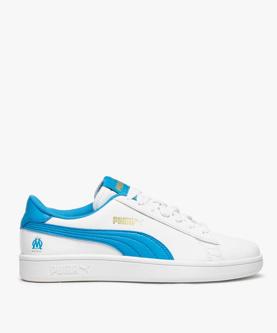 Chaussons Olympique De Marseille Officiels - Taille Enfant Garçon (27 à 36) - Polyester, Semelle Gomme - Produit Licencié OM