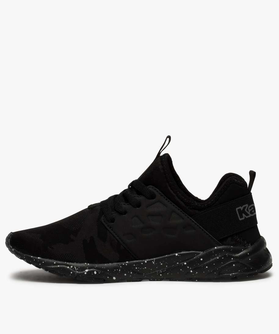 basket garcon bi matieres kappa noir baskets garcon GEMO