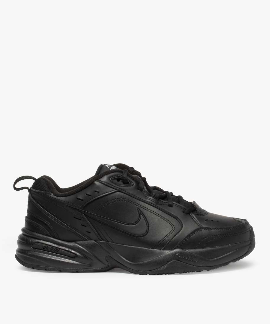 baskets homme unies cuir nike air noir | GÉMO