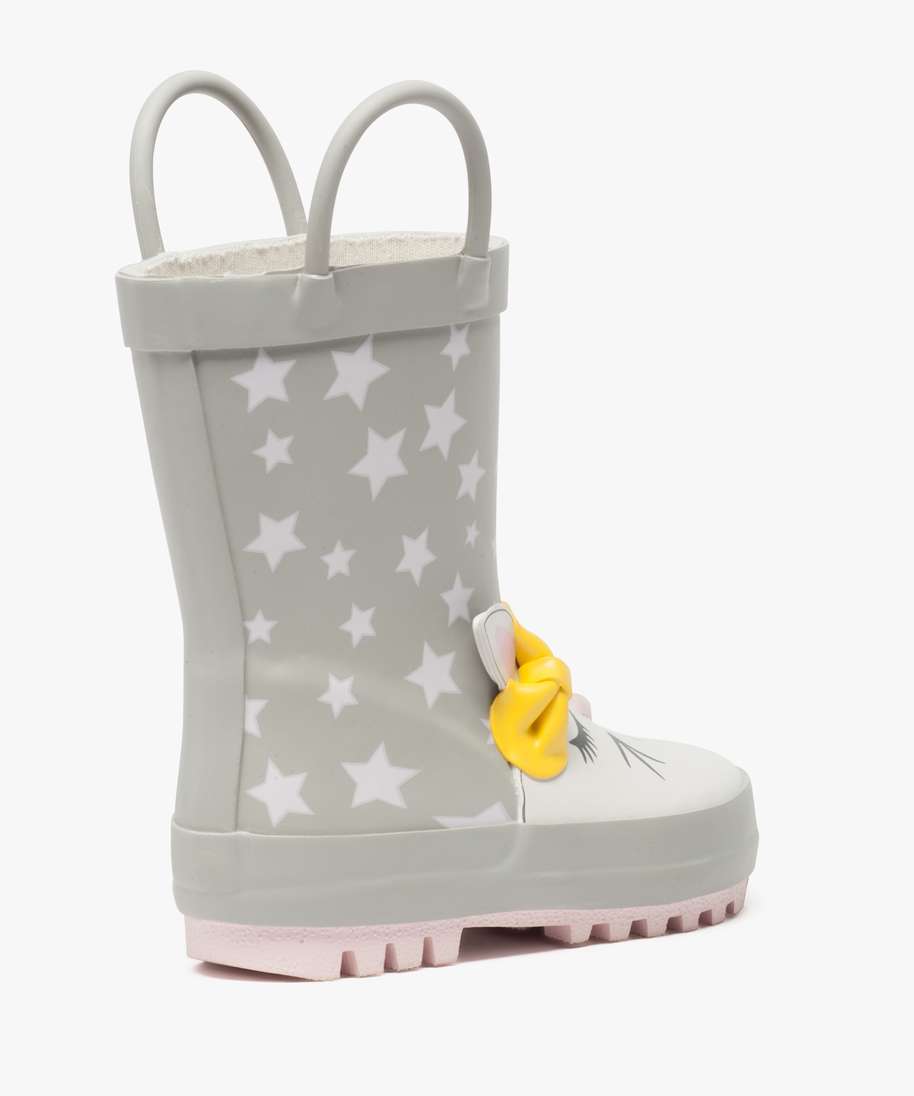 gemo bottes de pluie fille