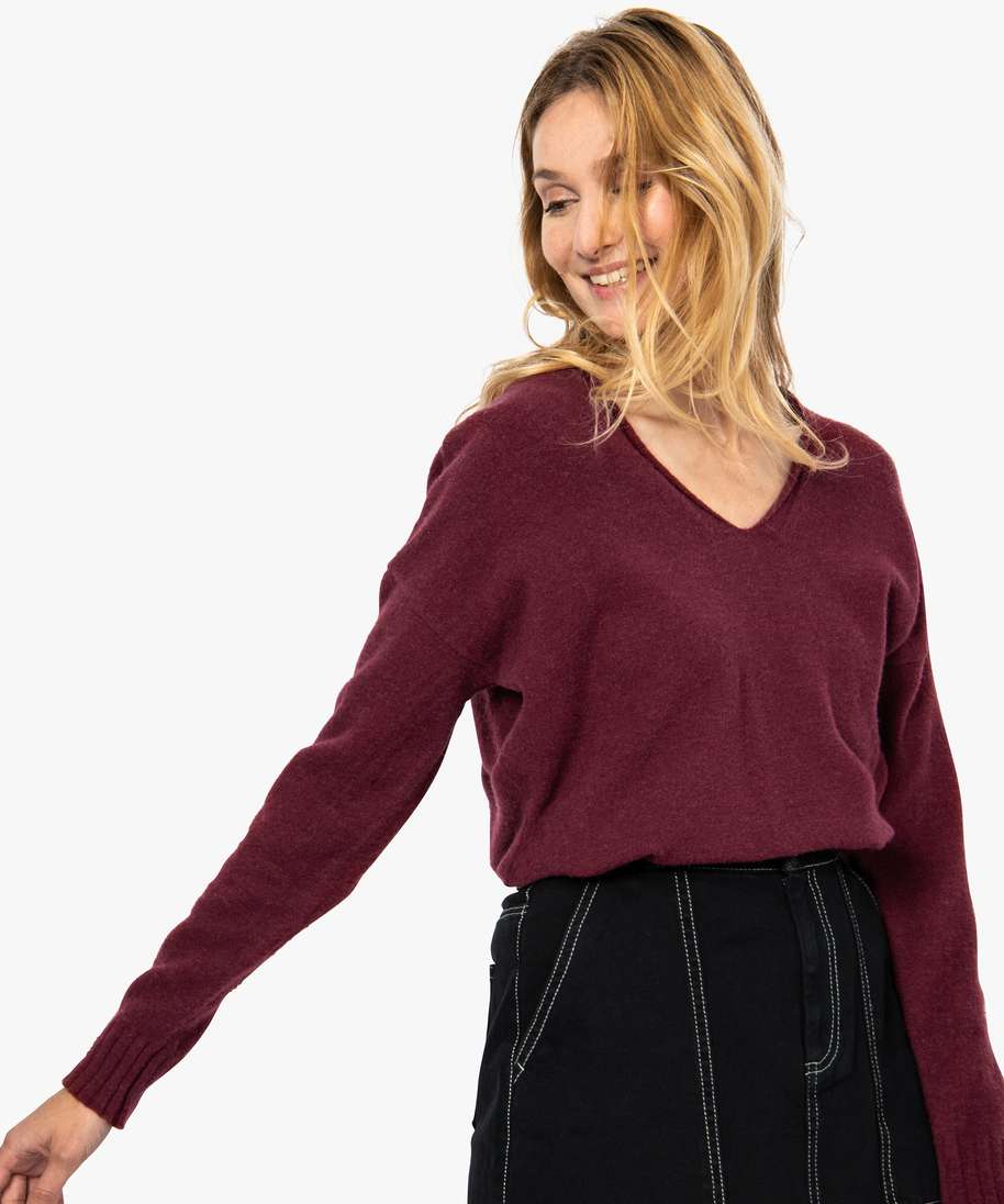 Pull maille mousseuse sales