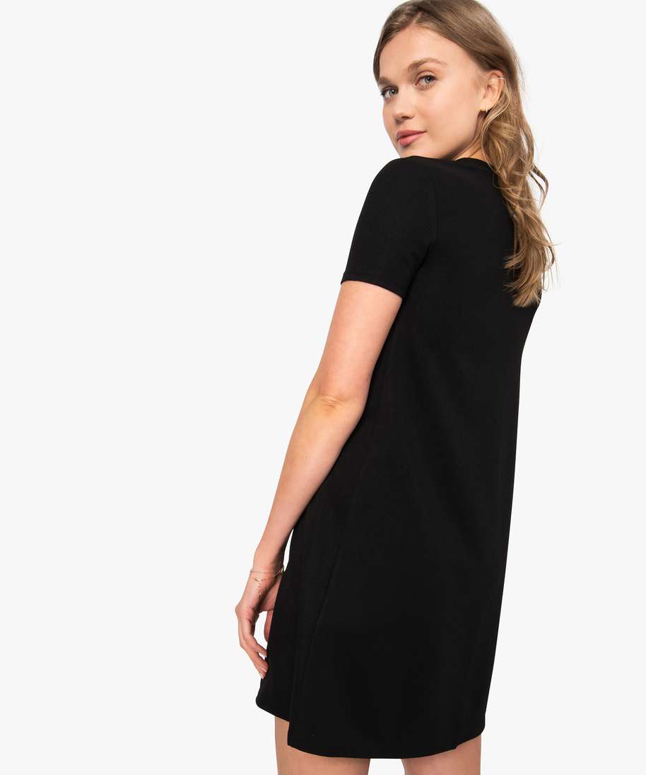 Robe sales noir trapeze