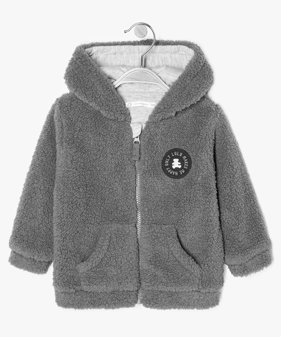 Gemo Vetements Garcon Gilet Bebe Garcon En Matiere Peluche Lulu Castagnette Gris Bebe Gemo Gemo Vetements Garcon Gilet Bebe Garcon En Matiere Peluche Lulu Castagnette Gris Bebe Gemo