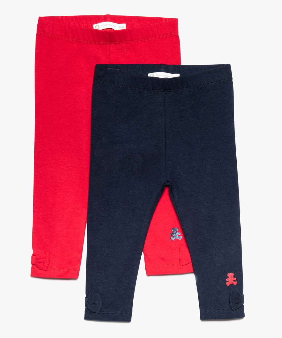 Legging rouge bebe sale