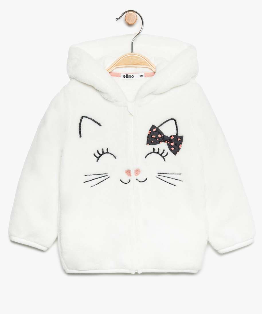 Gilet capuche online bebe fille