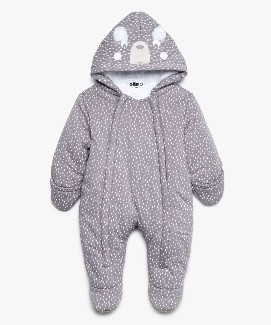 Gemo Vetements Fille Combinaison Pilote Bebe Mixte Avec Capuche Et Moufles Multicolore Bebe Gemo Gemo Vetements Fille Combinaison Pilote Bebe Mixte Avec Capuche Et Moufles Multicolore Bebe Gemo