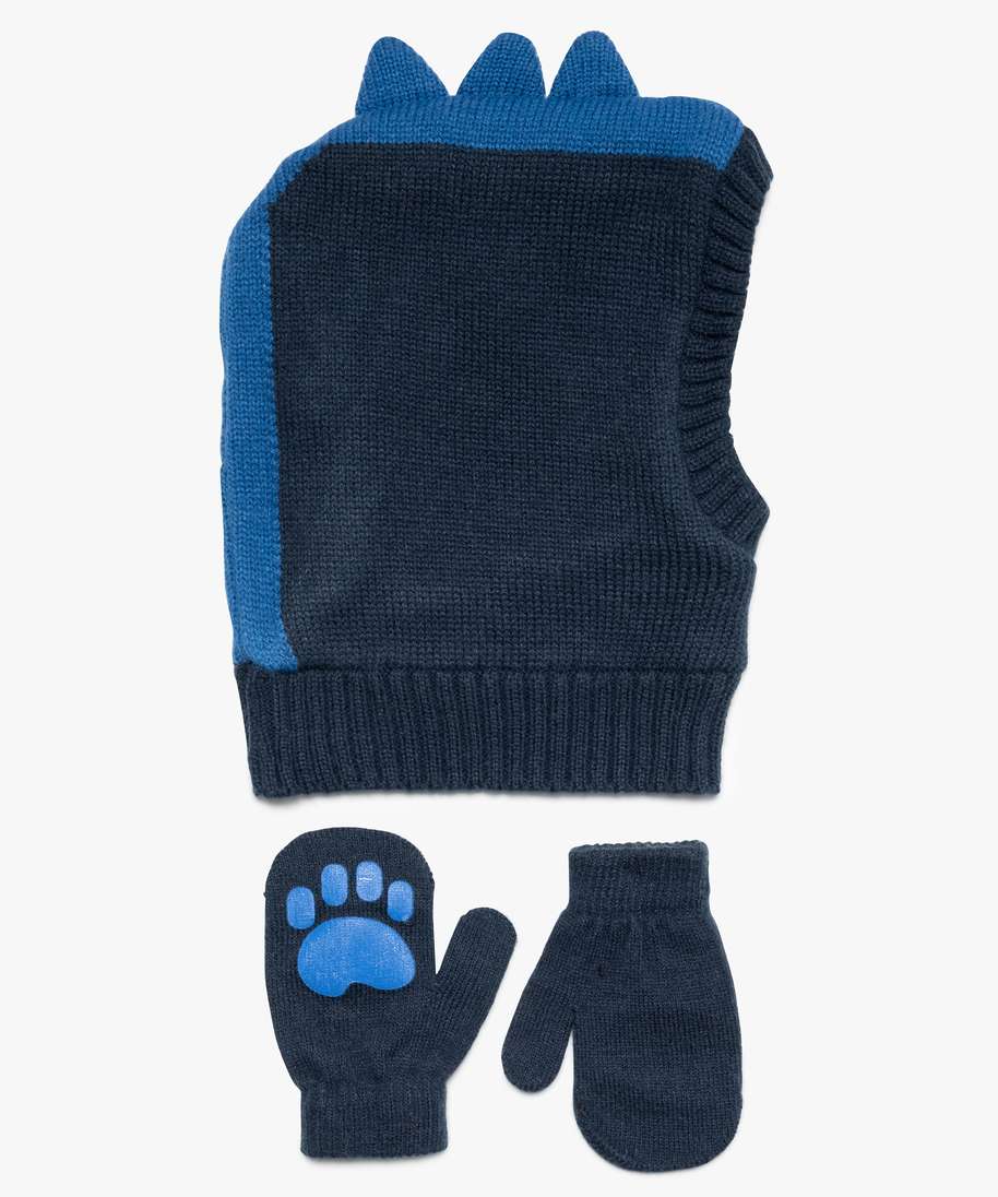 Gemo Accessoires Garcon Ensemble Bebe Garcon 2 Pieces Cagoule Et Moufles Bleu Bebe Gemo Gemo Accessoires Garcon Ensemble Bebe Garcon 2 Pieces Cagoule Et Moufles Bleu Bebe Gemo
