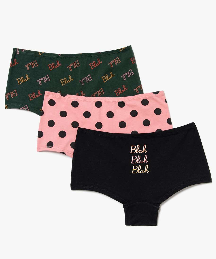 Boxer fille coton outlet