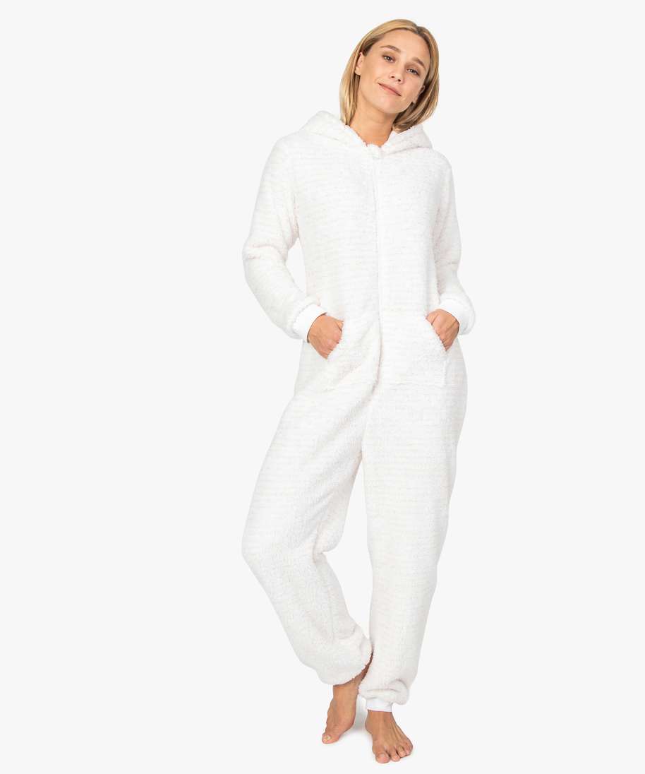 combinaison pyjama femme lapin beige pyjamas ensembles vestes femme