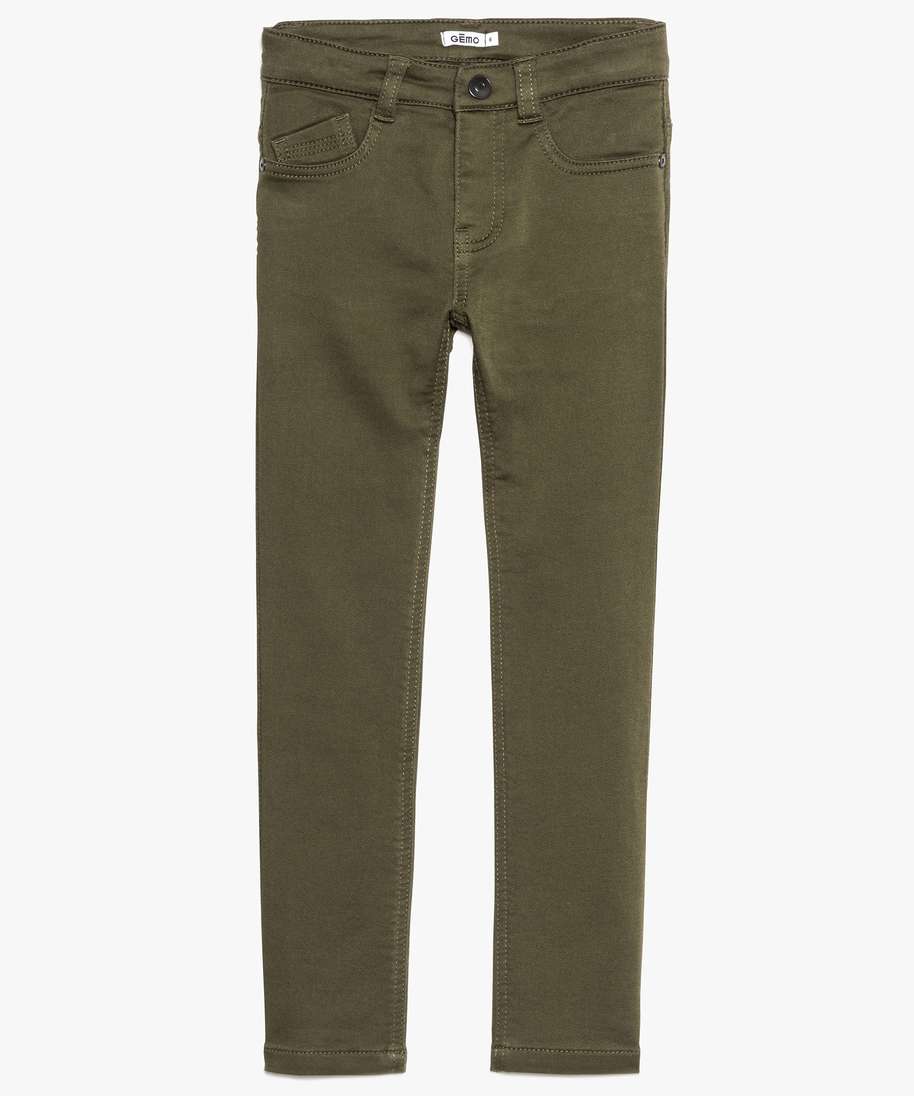 Pantalon Vert Pantalon Toile Garcon Pantalon Garcon Poches En