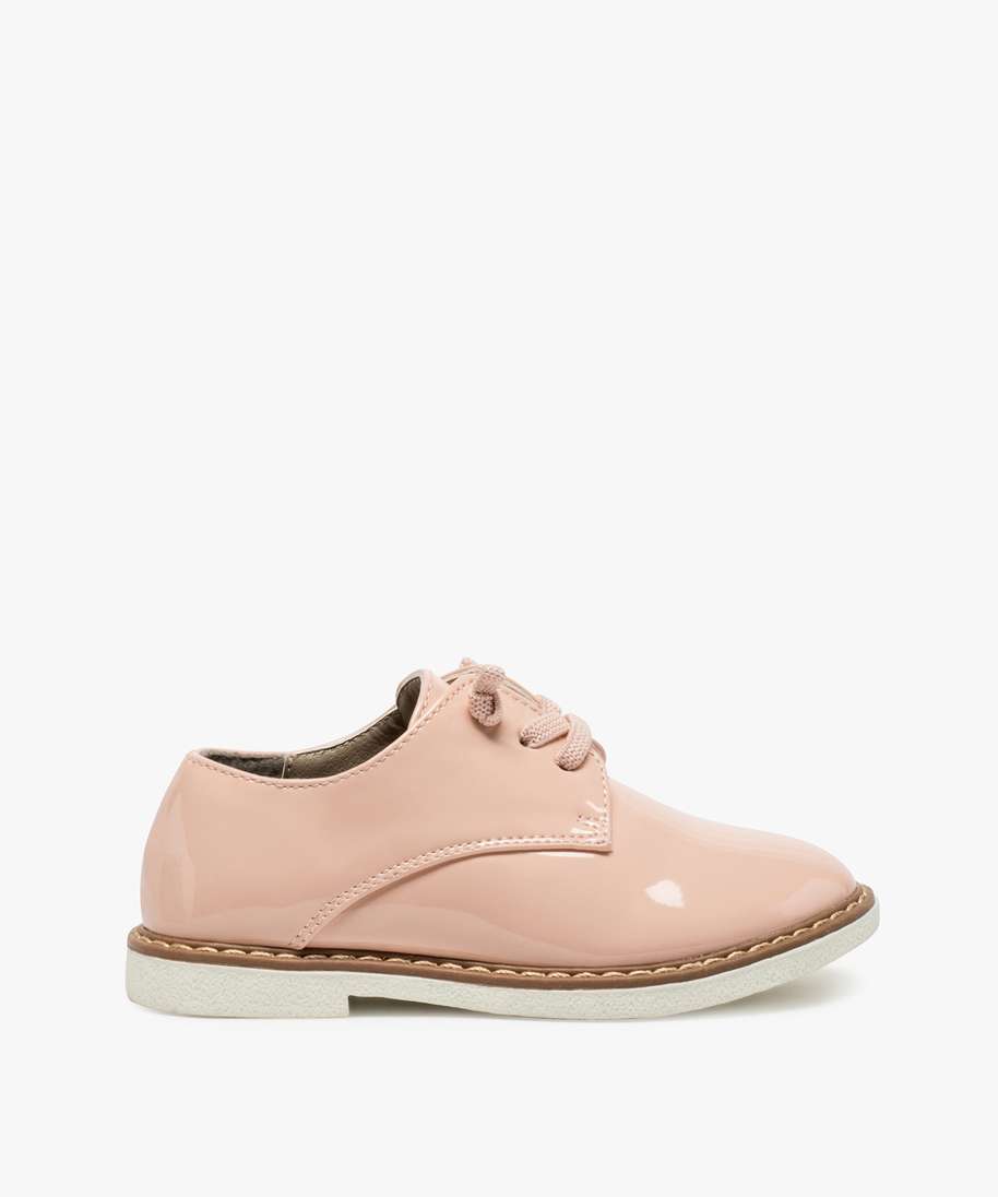 Derbies vernies sales fille