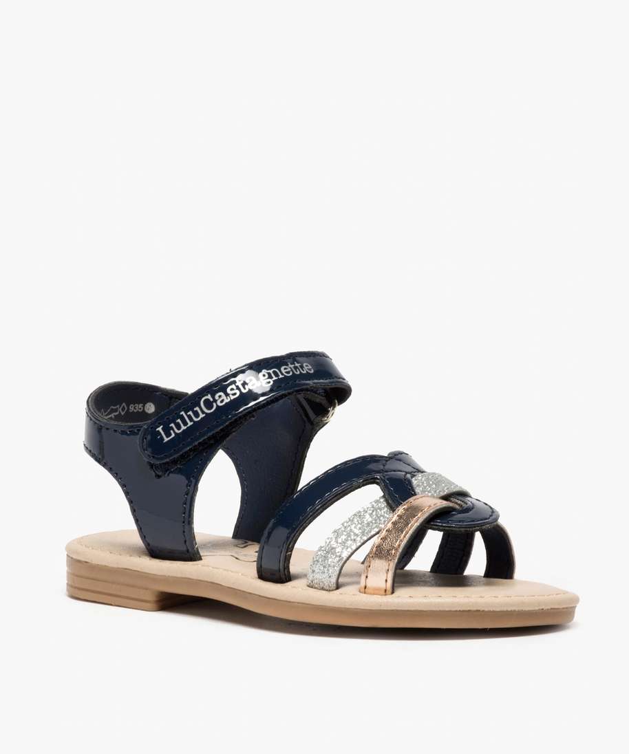 chaussures fille bleu marine
