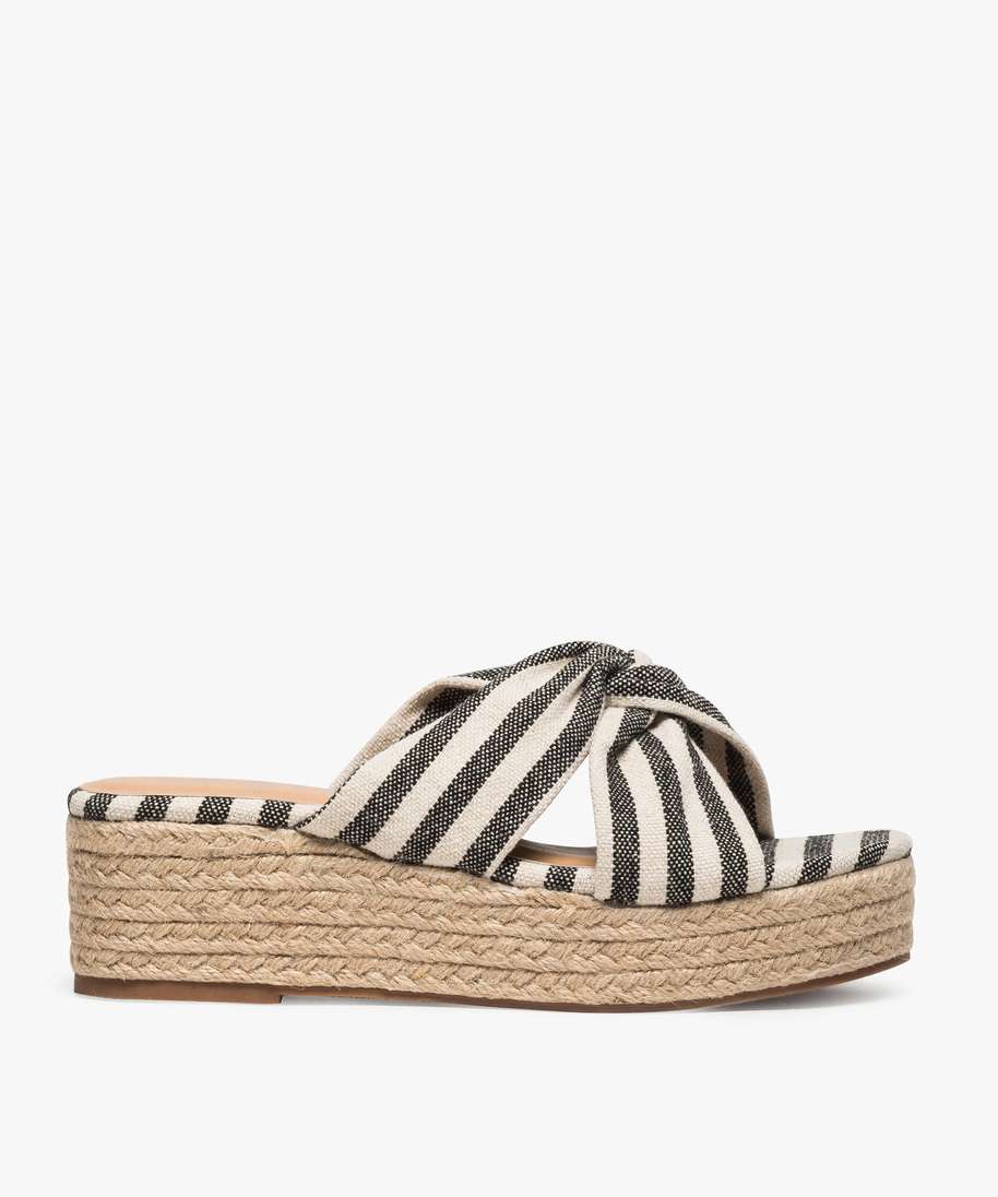 Mules plateforme on sale corde