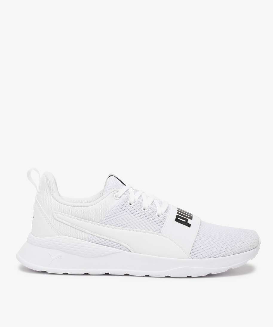 Gemo chaussures baskets homme unies en mesh - puma wired blanc homme | GÉMO