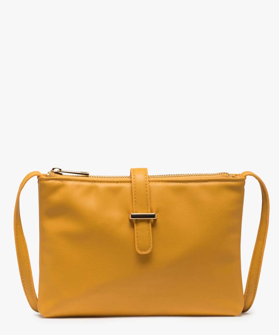 Sac bandoulière jaune femme sale