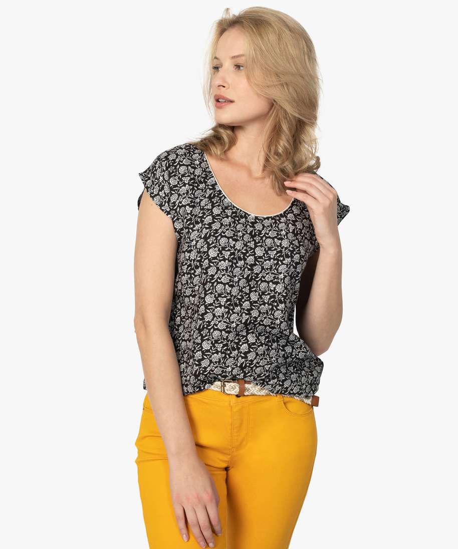 Blouse Légère élastique Femme - Taille 44 - Occasion Très Bon état