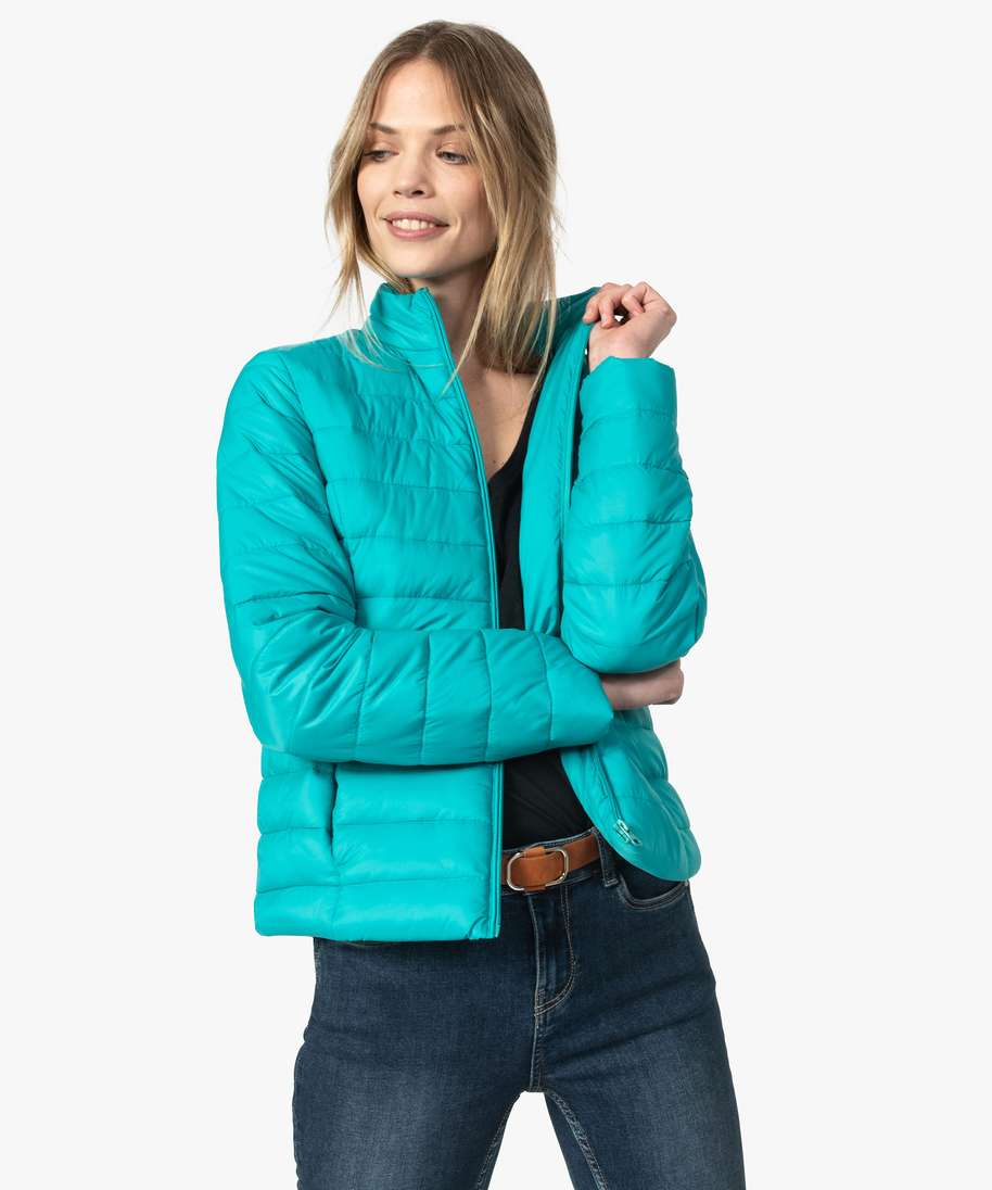 manteau doudoune legere femme