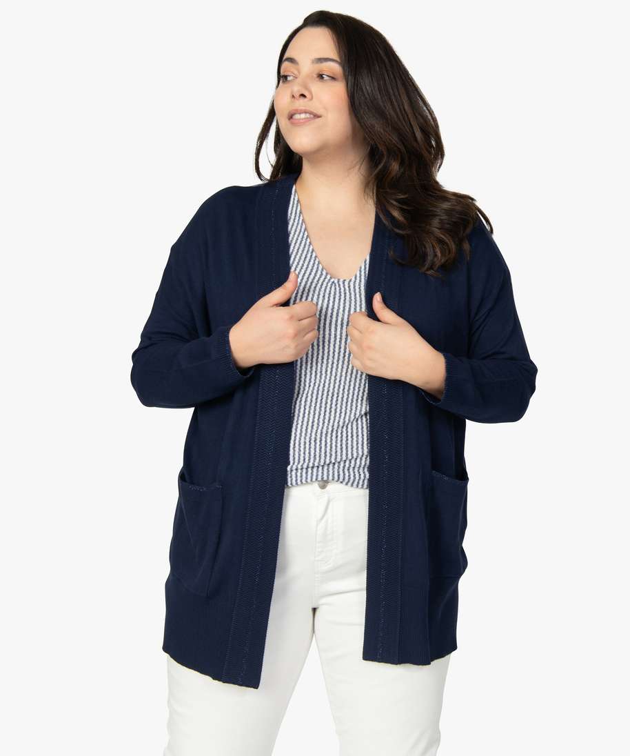 gilet veste femme grande taille