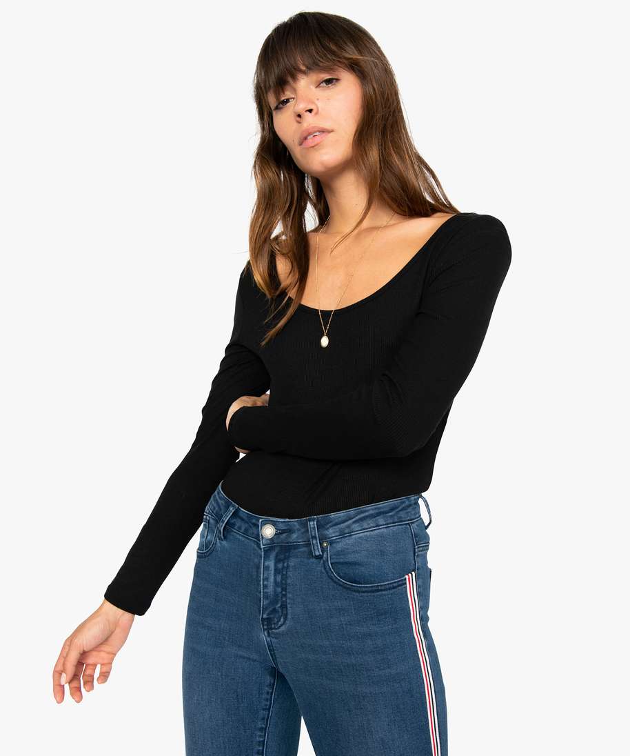Pull Noir Et Blanc Rayé Aventures Des Toiles Taille 44/46 - Col Et Manches, Occasion Très Bon état