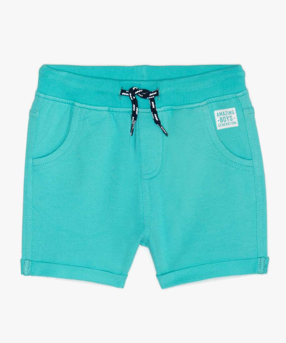 Gemo Vetements Garcon Bermuda Bebe Garcon En Jersey A Taille Elastiquee Bleu Bebe Gemo Gemo Vetements Garcon Bermuda Bebe Garcon En Jersey A Taille Elastiquee Bleu Bebe Gemo