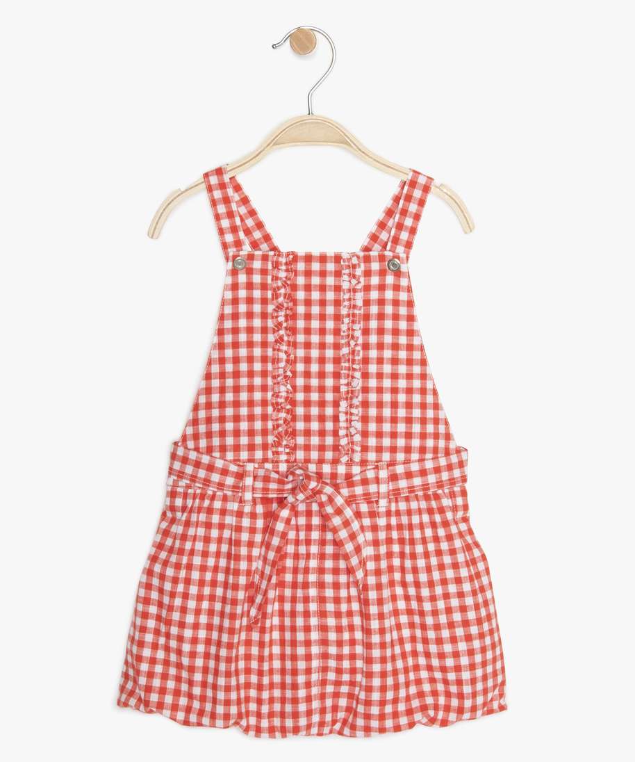 robe bebe fille a motif vichy imprime robes bebe GEMO