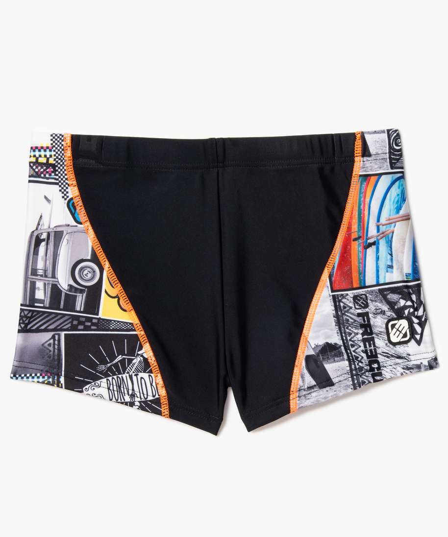 Maillot Short Freegun Short De Bain Garcon Motif Street Freegun