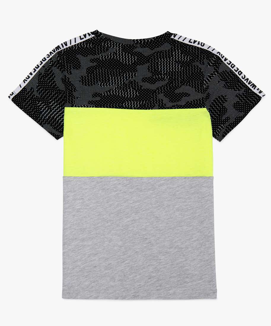 Tee-shirt Garçon Bleu Multicolore 7-8 Ans - Occasion En Très Bon état