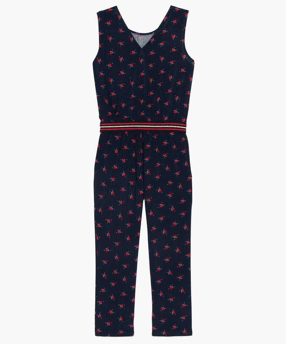 Gemo vetements combinaison fille fluide a dos effet cache-cour ...