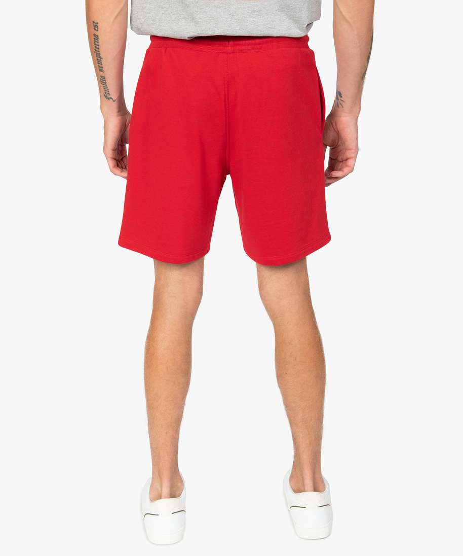 Bermuda homme rouge best sale