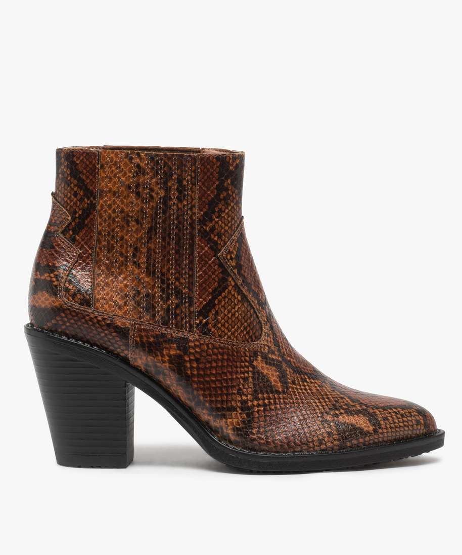 Santiag low boots shop femme