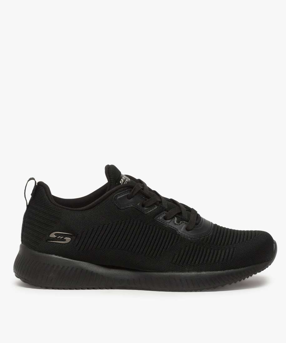 Inferieur Strikt slijm tennis femme a lacets extra legeres en mesh - skechers bobs noir femme |  GÉMO