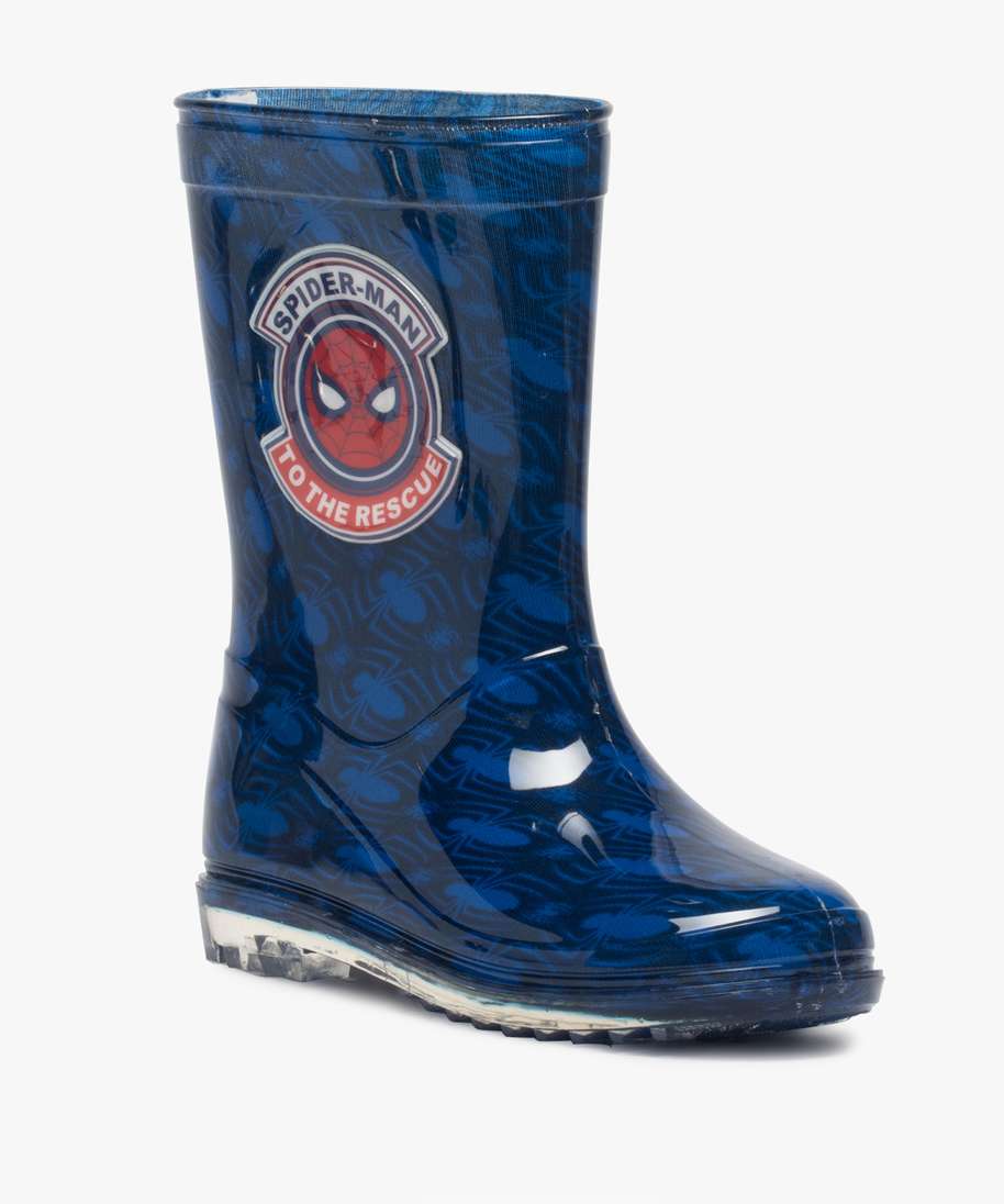 botte de pluie garcon spiderman