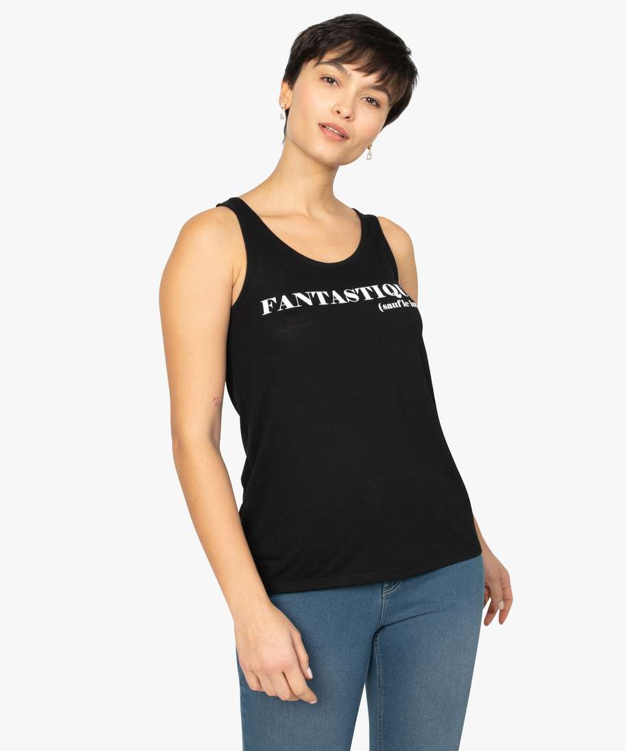 Débardeur long fluide femme online