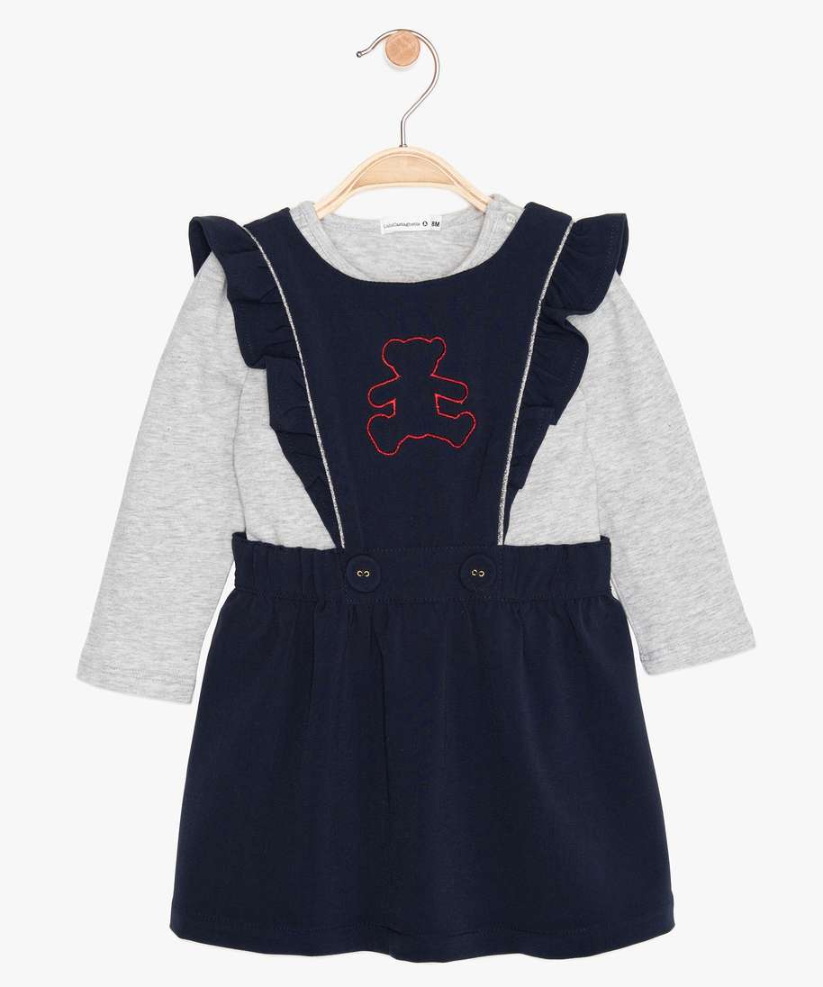Vêtement Gemo Lulu Castagnette Bebe Fille Ensemble Bebe Fille
