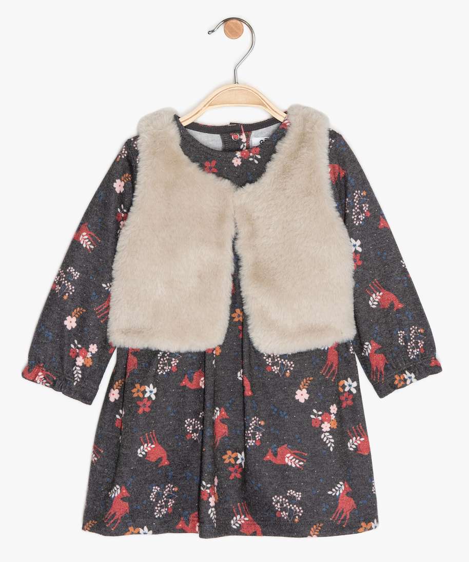 Gilet sales moutarde fille