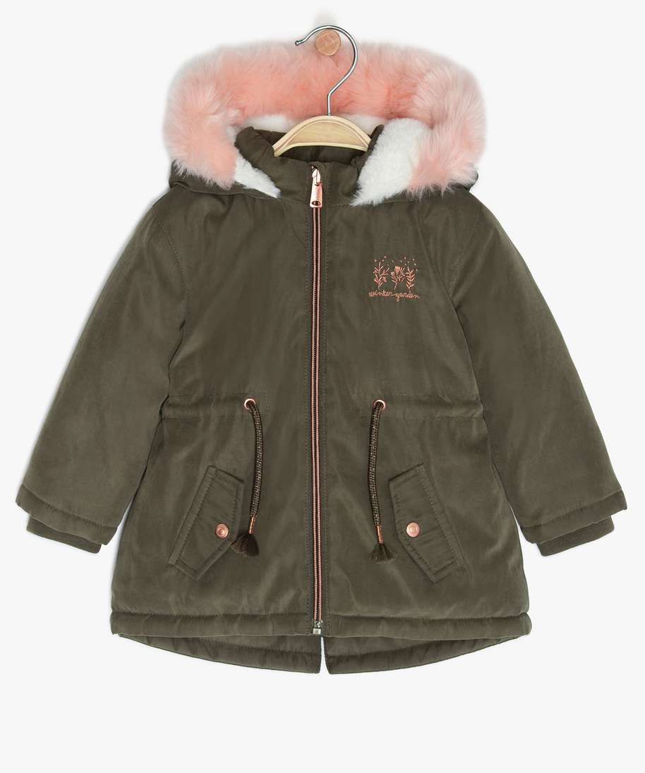 parka fourrure bebe garcon