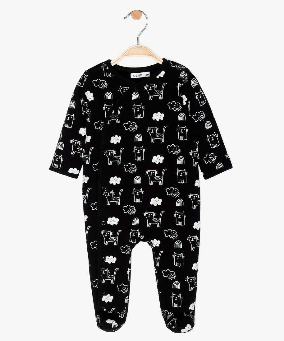 Pyjama noir bebe deals