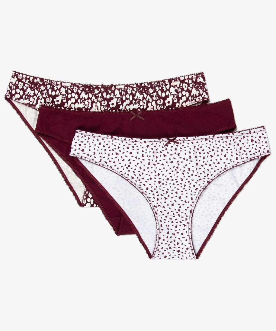 Culotte noire en coton BIO pour femme