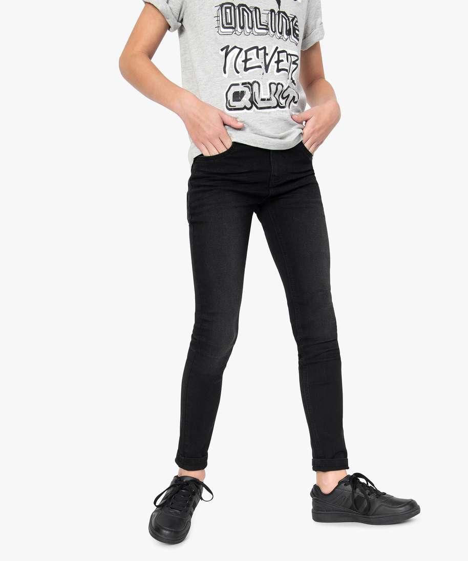 Jean noir on sale garcon