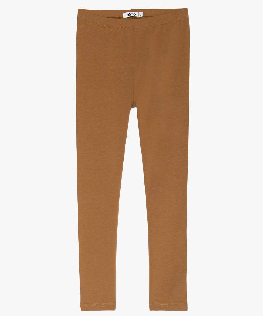 Legging orange fille hot sale
