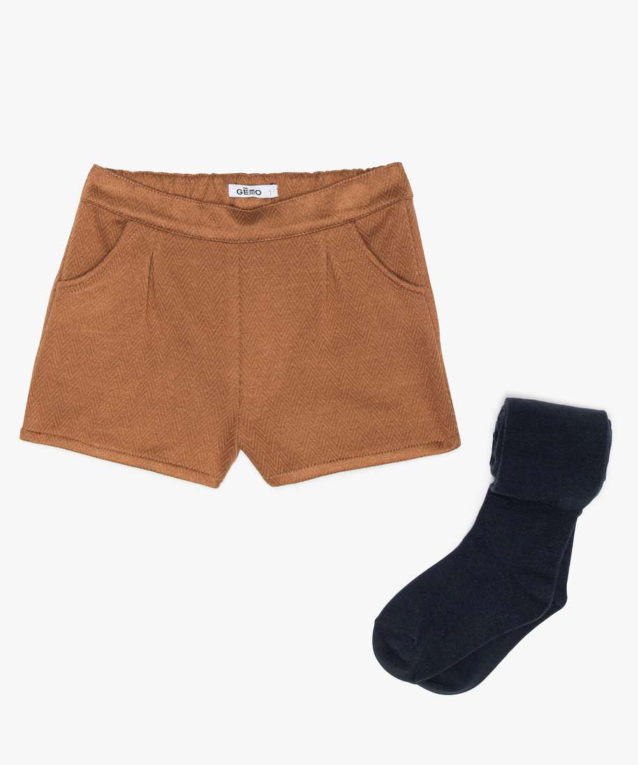 Collant orange fille online
